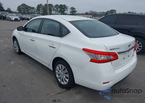 2014 Nissan Sentra S z USA, uszkodzony, nr VIN 3N1AB7APXEY245682